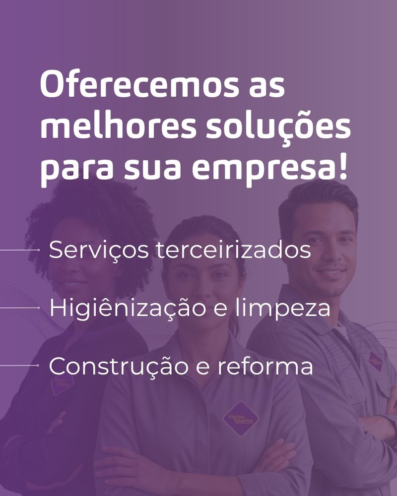 Equipe Talentos Facilities e Terceirização